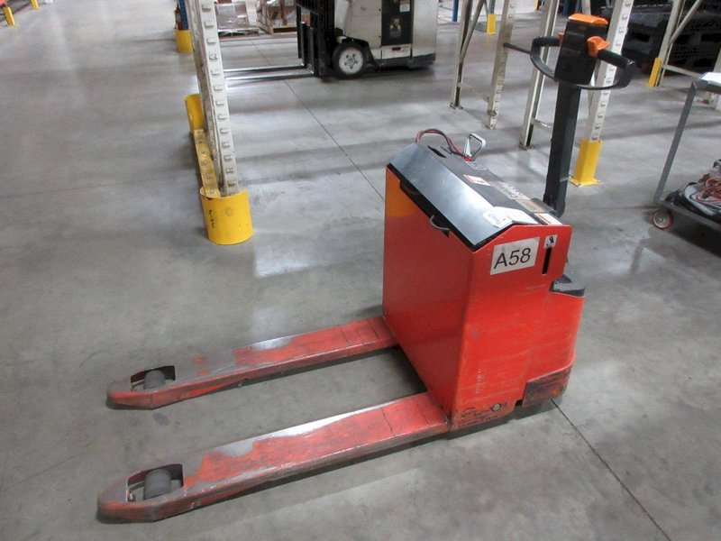 Linde Model EGU 20 Electric Pallet Jack, 4400 LB Capacity, 46&quot; Fork Length- Auction Item