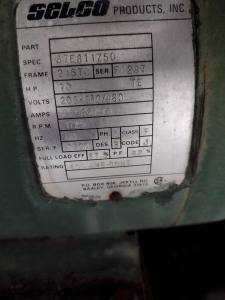 60&quot; X 30&quot; X 48&quot; SELCO MODEL #V5-HD HYDRAULIC VERTICAL BALER: STOCK 17517