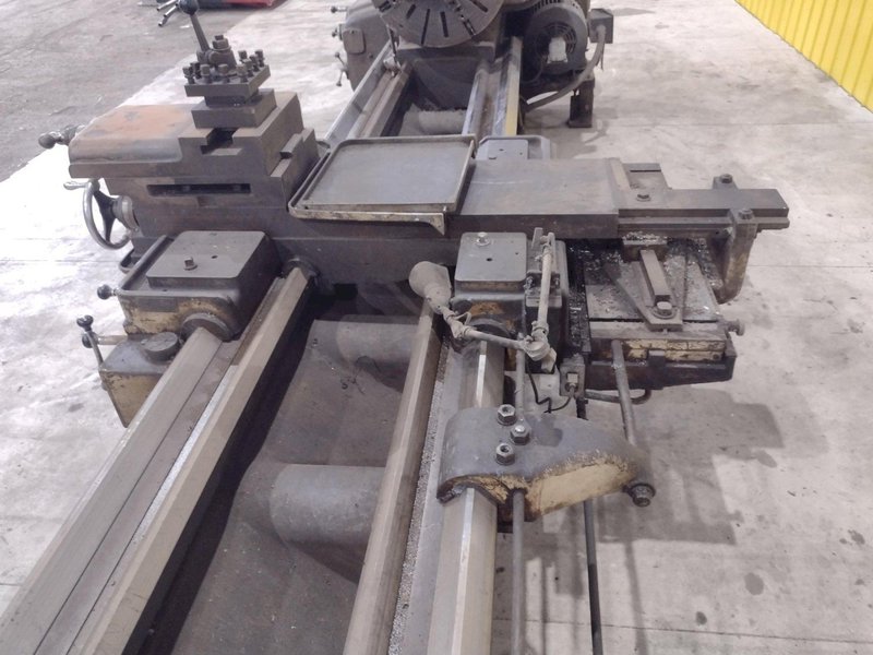 40&quot; X 252&quot; (21&#039;) AMERICAN PACEMAKER ENGINE LATHE, 2.75&quot; HOLE: STOCK #20836