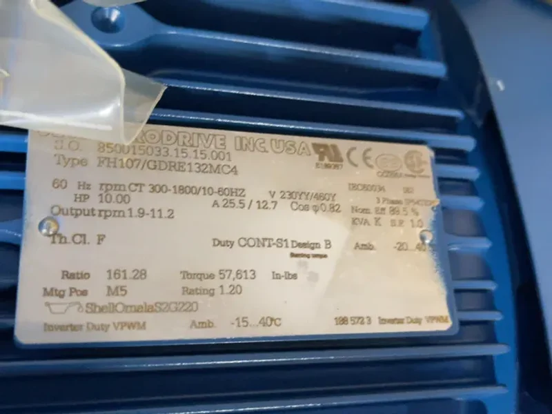 Sew 10 Ho Gear Reducer  - 850015033.15.15001