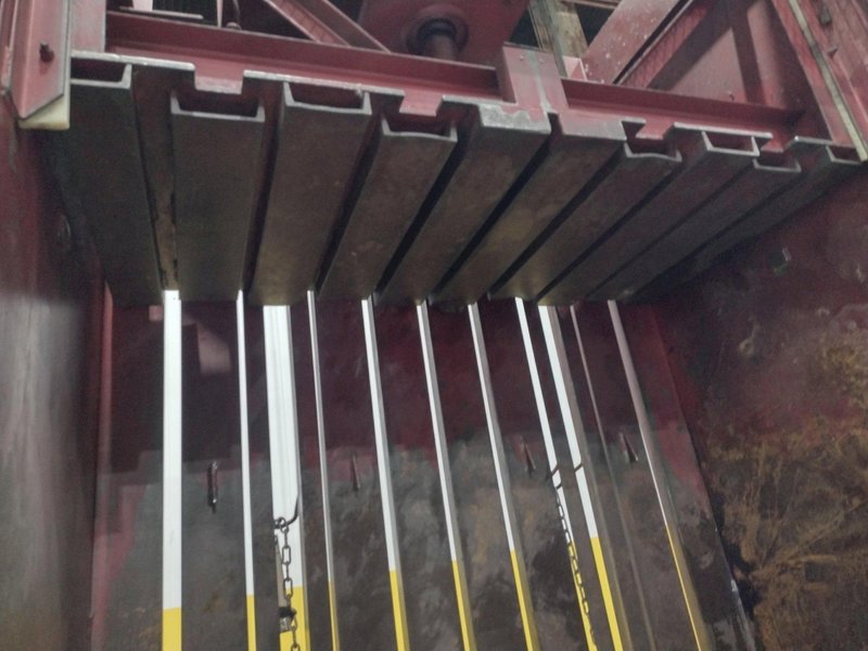 30&quot; x 60&quot; PTR PHILADEPHIA TRAMRAIL MODEL #2300HD VERTICAL HYRAULIC CARDBOARD BALER COMPACTOR: STOCK #23413