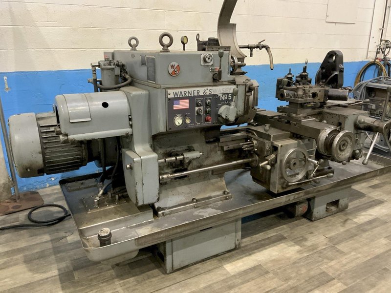 #5 WARNER &amp; SWASEY M4670 RAM TURRET LATHE: STOCK #81450
