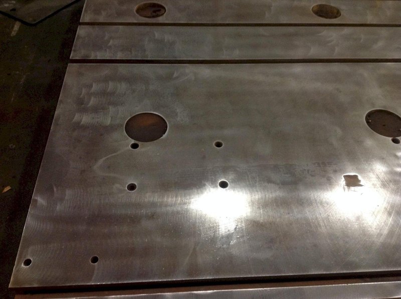 74' X 84' X 5' T SLOTTED TABLE: STOCK #65296