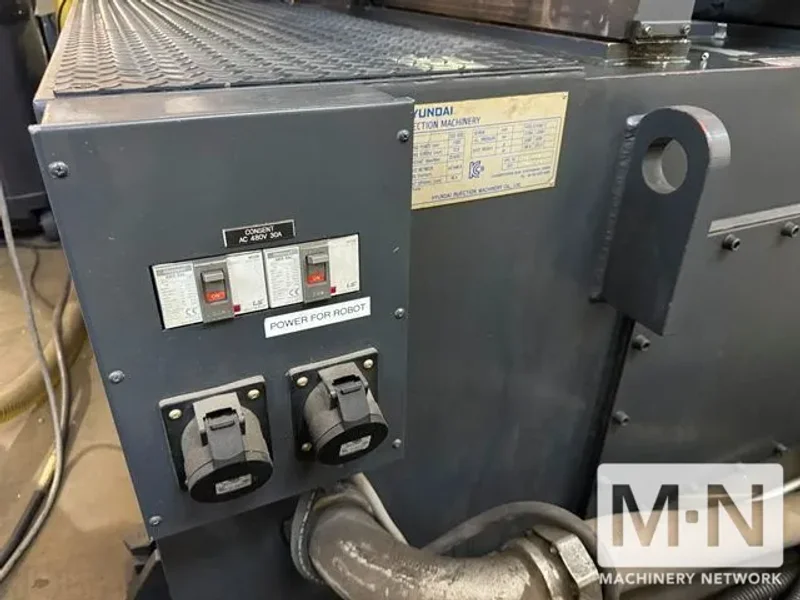 1150 TON 186 OZ HYUNDAI MODEL EDIS-1150DL HYBRID INJECTION MOLDING MACHINE MFG 2014 (4) AVAILABLE