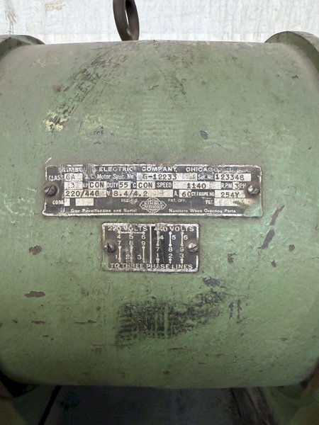 18&quot; GARDNER NO. 5 ABRASIVE &amp; WIRE GRINDER. STOCK # 0672925