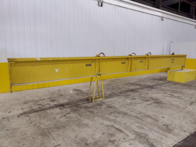 8,000 LBS X 30' SELF LEVELING BUSHMAN SPREADER BAR / LIFTING BEAM: STOCK #21348