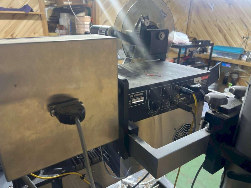 CTM Labeling Systems 360 Label Applicator with Flexlink Conveyor, 2018