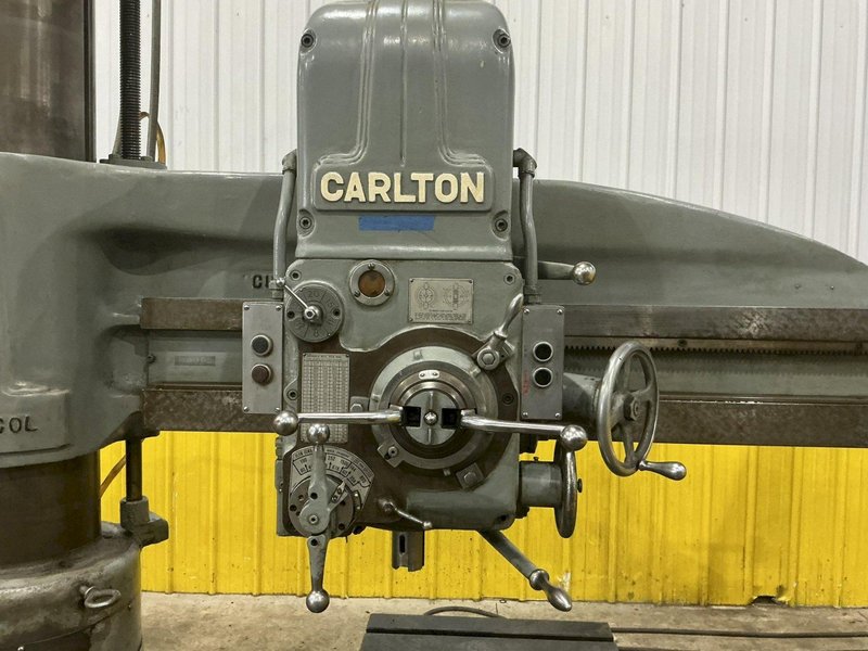 5' X 11" CARLTON MODEL #1A RADIAL ARM DRILL: YOBRO #25176