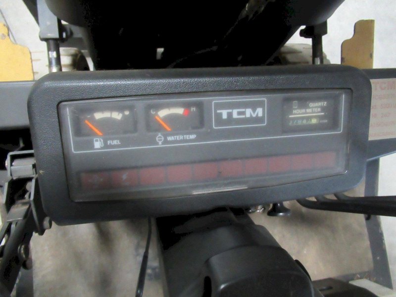 TCM FCG30T7T Forklift – 5,200 lb Capacity, Triple Mast,  Side-Shift, Cushion-Tire, LPG- Auction Item
