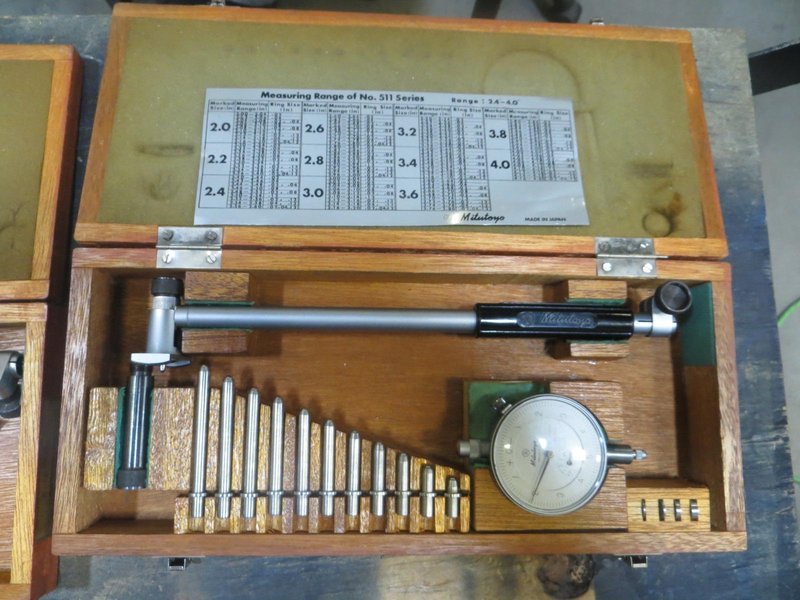 Mitutoyo 511 Series Bore Gauges, (2)- Auction Item