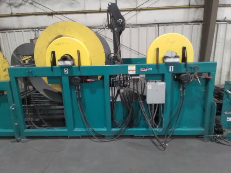 60″ x 14 Gauge Iowa Precision/Mestek Plasma Coil Feed, 2018
