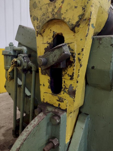 8' X 1/2" BERTSCH #9 3-ROLL INITIAL PINCH PLATE BENDING ROLL: YOBRO #25159