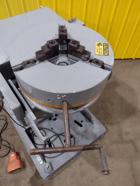 2500 LBS ARONSON TILTING ROTARY WELDING POSITIONER MODEL HD25A-MT:STOCK #17944