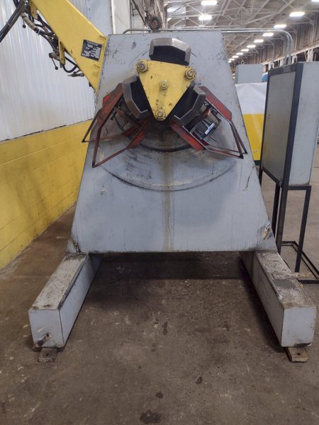 10,000 LB (5 TON) X 24&quot; RED BUD (RBI) MODEL #RM24-16 MOTORIZED POWER COIL REEL / UNCOILER: STOCK #15275