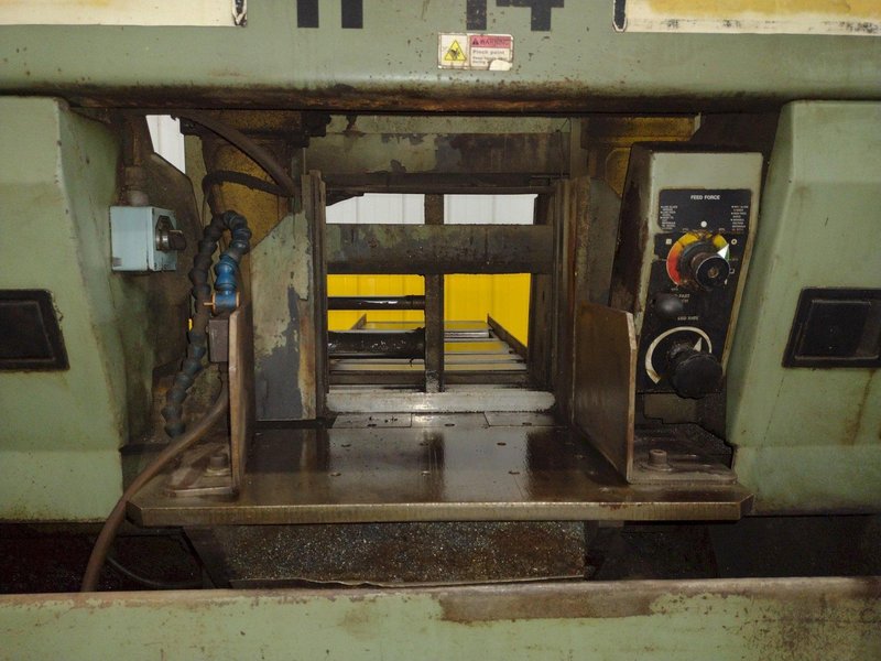 14" x 14" HYD-MECH MODEL #H-14 AUTOMATIC HORIZONTAL BAND SAW: STOCK #19513