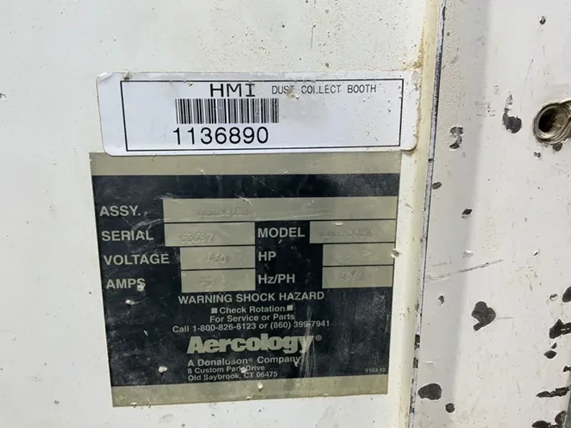 AERCOLOGY 5 HP DUST COLLECT BOOTH  -  AERBOOTH