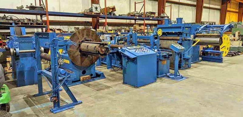 36" x 5.00" x 24,000# Paxson Slitting Line STOCK#3219