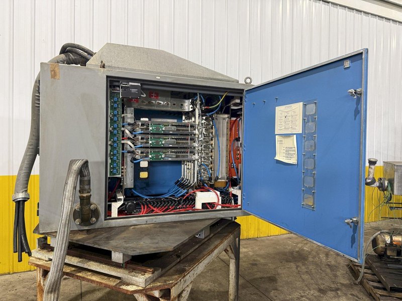 150 KW THERMATOOL MODEL #CF14-1506460 SOLID STATE HF WELDER SYSTEM, THERMAVIEW CONTROLS: YOBRO #24318