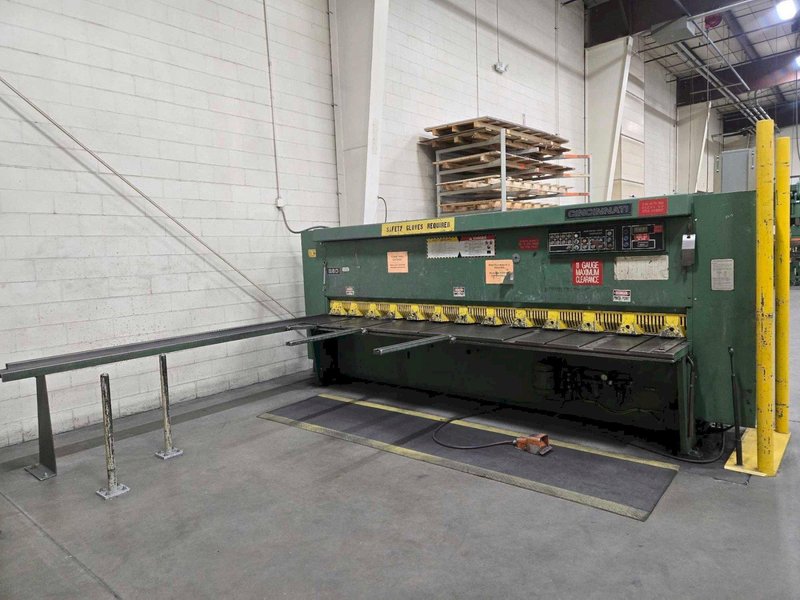 1/4″ x 12′ Cincinnati 250 Hydraulic Shear