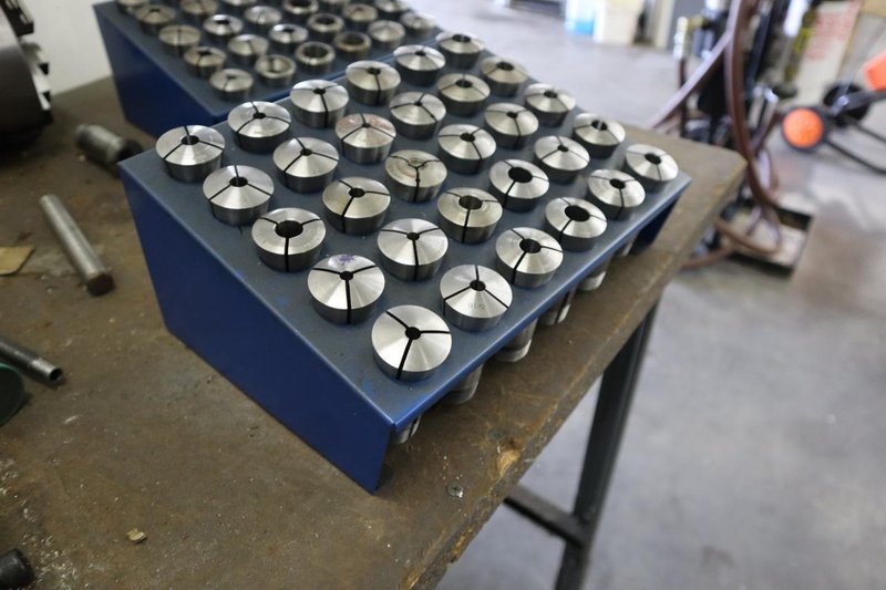 5C Collets with Metal Divider Rack- Auction Item
