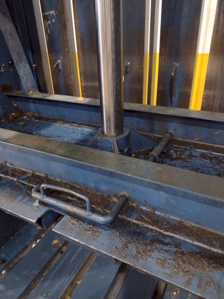 60" x 30" JV CRAM-A-LOT MODEL #60 DOWNSTROKE CARDBOARD VERTICAL BALER: STOCK #23602