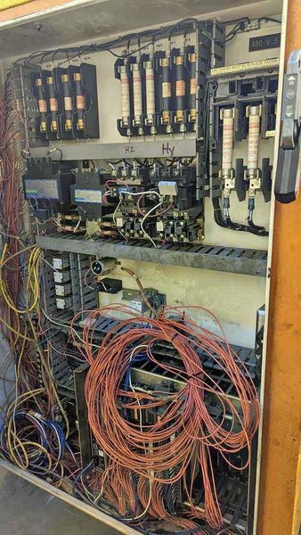 Tube Straightener and Cut-Off Machine, Komo Machine STOCK #3082