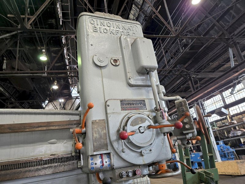 5' X 19" CINCINNATI-BICKFORD SUPER SERVICE RADIAL ARM DRILL. STOCK # 0983426