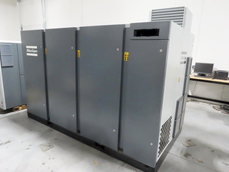 Atlas Copco GA 160 VSD 233 HP Variable Speed Drive Rotary Air Compressor - Auction Item
