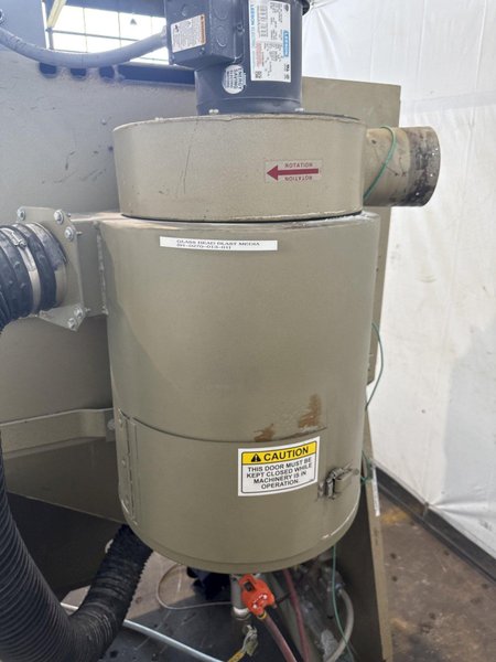 CLEMCO ENP55-600R&amp;RAC BLAST CABINET. STOCK # 0776625.