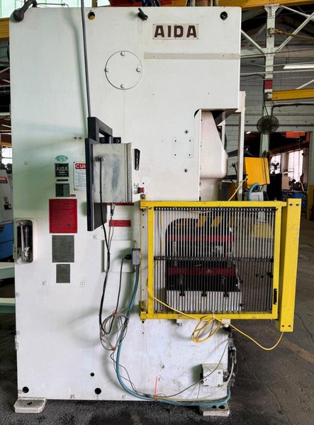 121 Ton Aida Gap Frame Press C1-11 (1), 42&quot; x 20&quot; Bed, 4.3&quot; Str., 50-100 SPM