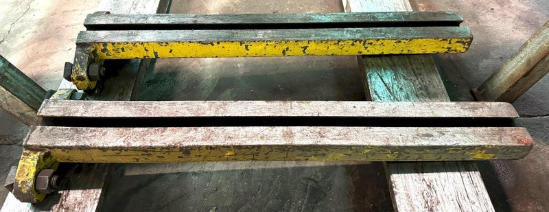 10' Squaring Arm &amp; Front Supports Off Cincinnati 10' x 1/2" Shear 4H10