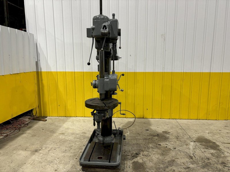 21" CINCINNATI BICKFORD #21 SUPER SERVICE SINGLE SPINDLE DRILL PRESS: STOCK #19038