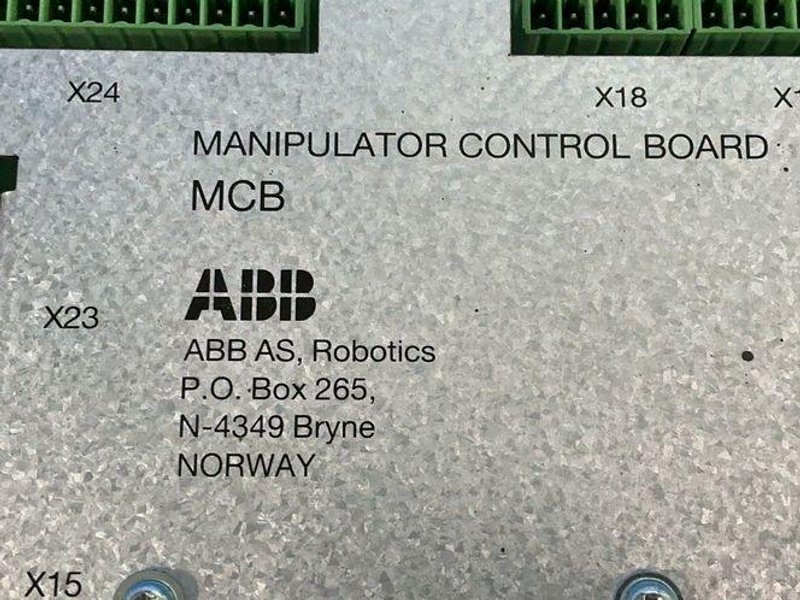 ABB MANIPULATOR CONTROL BOARD.  -  3HNA024855-001