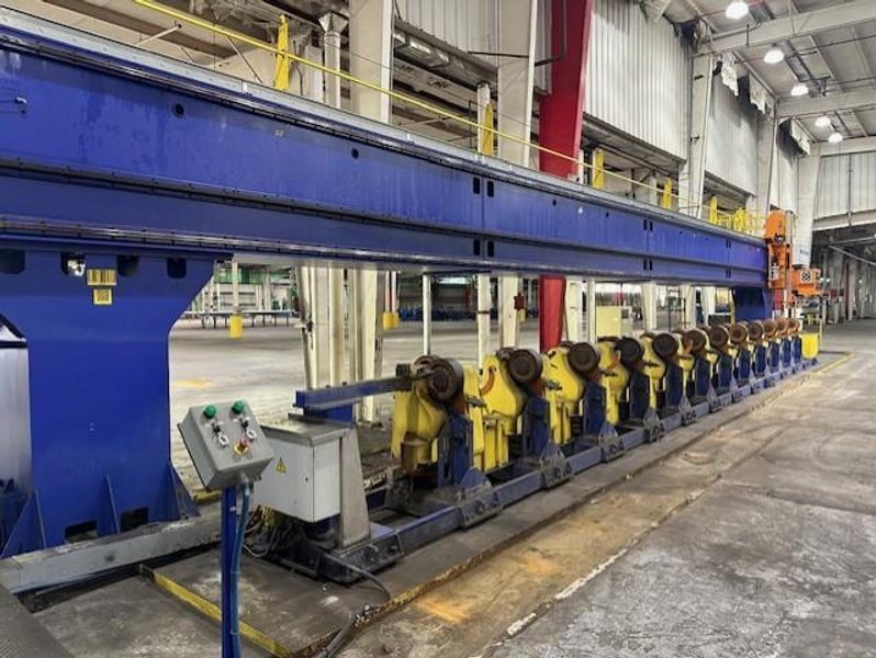 3.5&quot; - 18&quot; (88.9MM - 457.2MM) OLYMPUS NDT AUTOMATED SEAMLESS PIPE FULL BODY INSPECTION SYSTEM