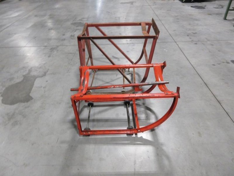 Steel Drum Cradle with Wheels for 55 Gallon Barrels (2 pcs)- Auction Item