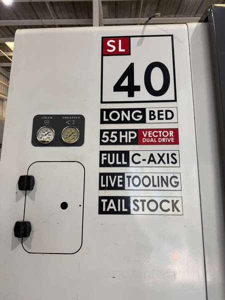 Haas SL-40L CNC Turning Center – C Axis Live Tooling, Steady Rest, Long Bed Lathe