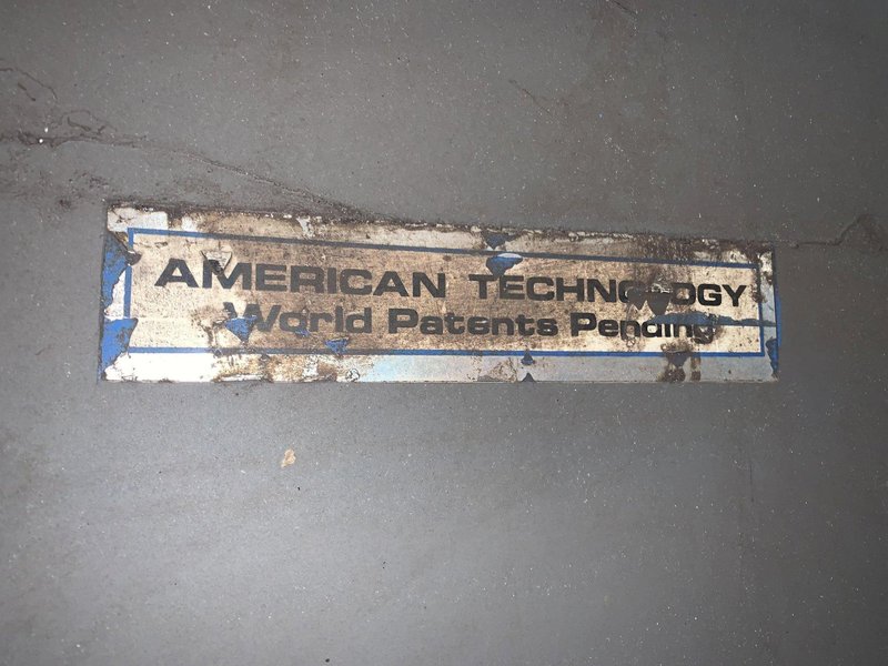 60&quot; X 30&quot; AMERICAN TECHNOLOGY PARTS WASHER FOR BARRELS / DRUMS: STOCK #12897