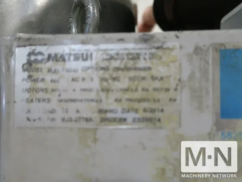 150 CFM MATSUI MODEL MJ3-150-U DRYER MFG 2014