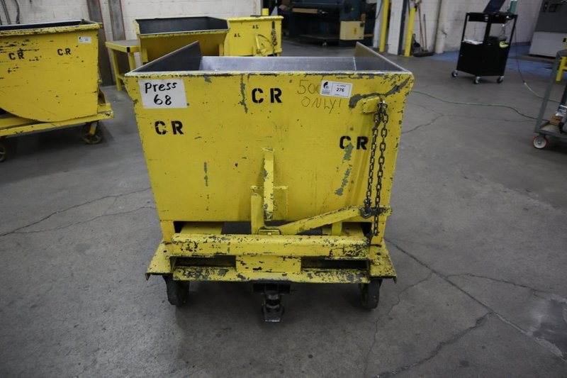 Scrap Hopper (Self Dumping) with Fork Slots- Auction Item