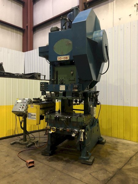 110 TON FEDERAL OBI BACK GEARED STAMPING PRESS, 5&quot; STROKE: STOCK 16271