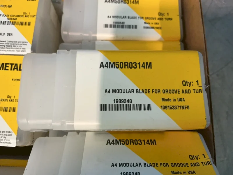 KENNAMETAL A4 MODULAR BLADES FOR GROOVE AND TURN  -  A4M50R0314M