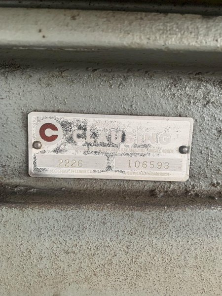 20&quot; CLAUSING 2226 VARIABLE SPEED DRILL PRESS. STOCK # 1165723