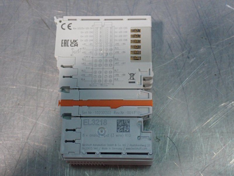 BECKHOFF 8X ANALOG INPUTS  -  EL3218
