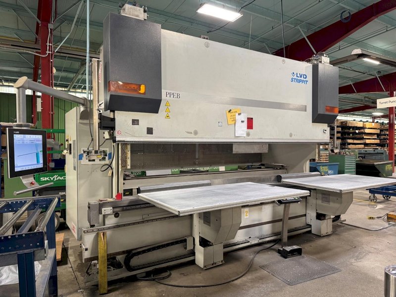 Used LVD / Strippit 150 ton x 14' 6-axis CNC hydraulic press brake model PPED 150-BH14