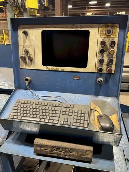 196 TON X 18” WIDTH X 1” FRANKLIN MODEL #B5196-20 AUTOMATIC HYDRAULIC SHEAR &amp; PUNCH MACHINE: STOCK #23392