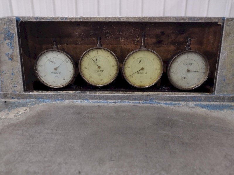 20"  X .078" SCHUBERT 19 ROLL MODEL WM2/500 COIL STRIP STRAIGHTENER PRECISION LEVELER: YOBRO #24983