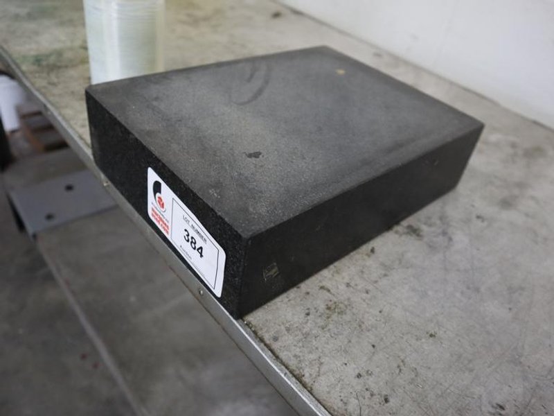 Black Granite Surface Plate 12.5" x 9.25" x 3"- Auction Item