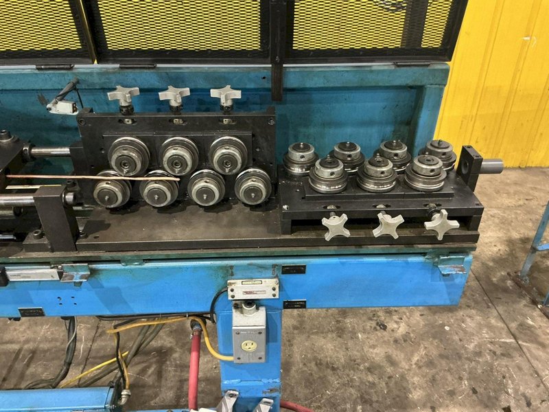 7/8" CROWN UNLIMITED MODEL #STCOS M-7 TUBE STRAIGHT &amp; CUTOFF MACHINE: YOBRO #25338