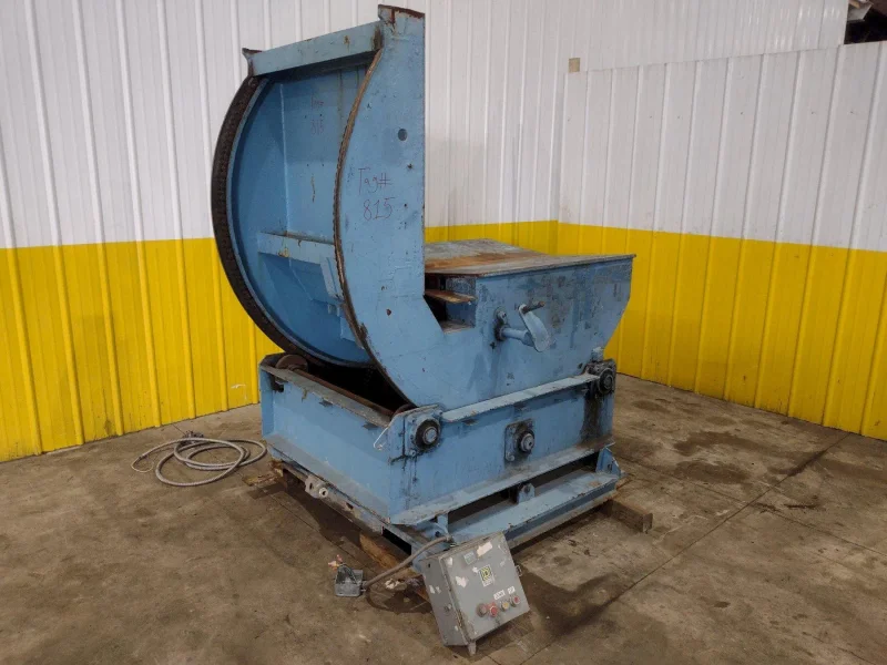 6,000 LBS x 42" BRANER POWERED COIL UPENDER FLIPPER: STOCK # 4393