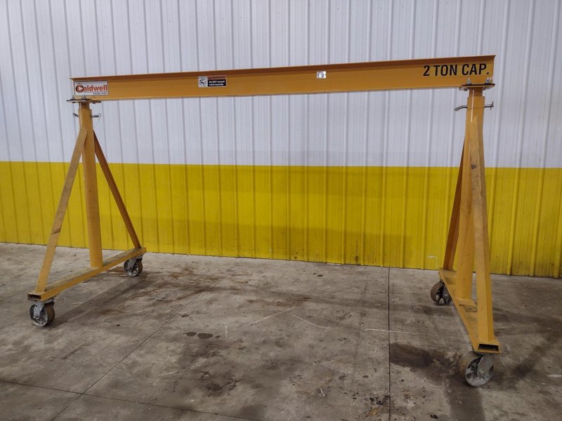 2 TON CALDWELL GANTRY CRANE: STOCK #23606